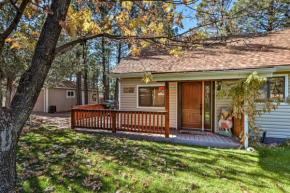 Heber-Overgaard Cabin with Deck in National Forest!